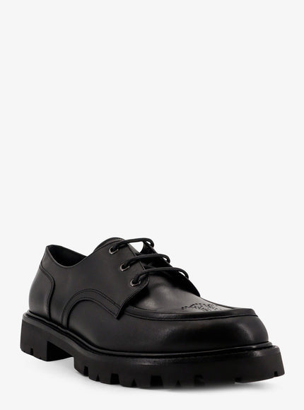 Celine Derby Margaret Leather Lace-Up Shoes