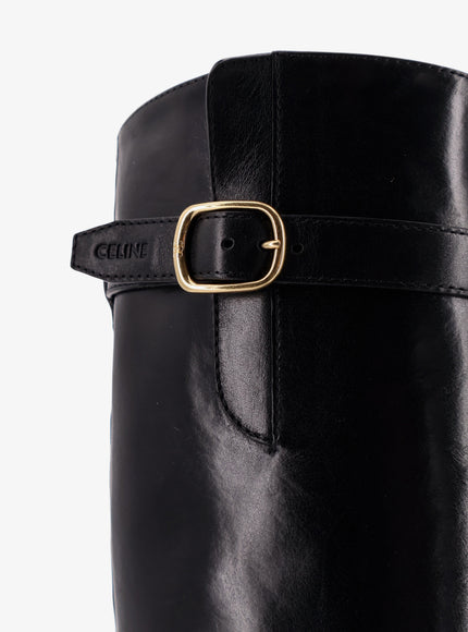 Celine Université Leather Boots