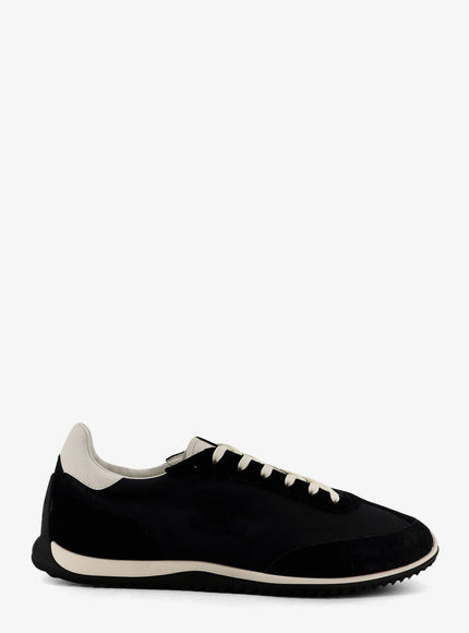 Celine Racer Nylon Sneakers With Triomphe Logo On The Side Black