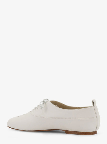Celine Triomphe Richelieu Leather Lace-Up Shoe