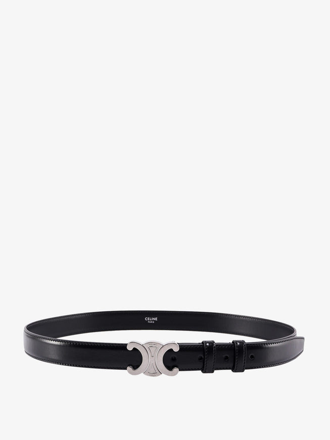 Celine Leather Belt Black