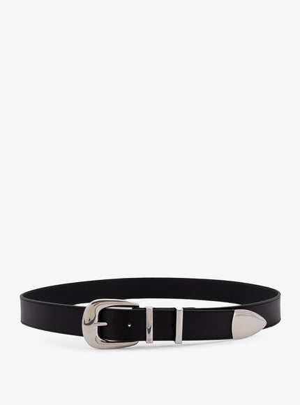 Celine Western Leather Belt Black