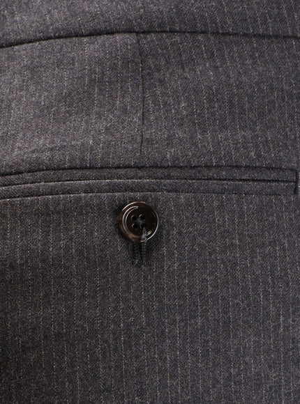 Celine Pinstripe Wool Trousers