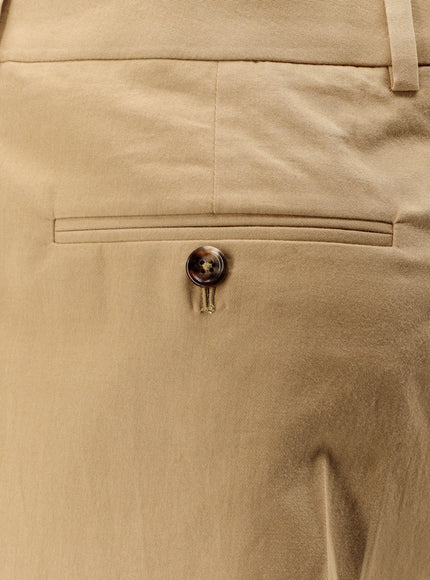 Celine Pleated Cotton Trousers