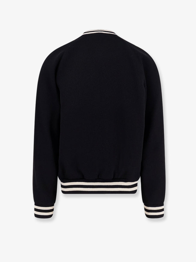 Celine Triomphe Teddy Wool Bomber