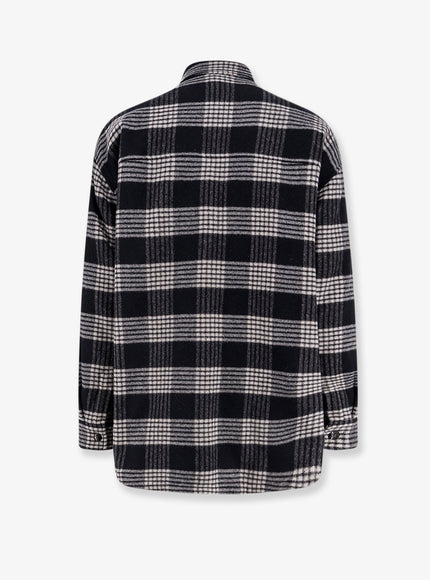 Celine Quilted Overshirt Wool Shirt