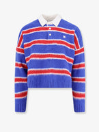 M / Blue Red Ecru