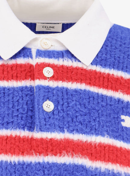 Celine Brushed Cotton Polo Sweater