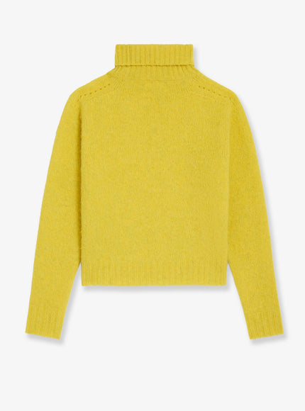 Celine Wool Turtleneck With Triomphe Embroidery