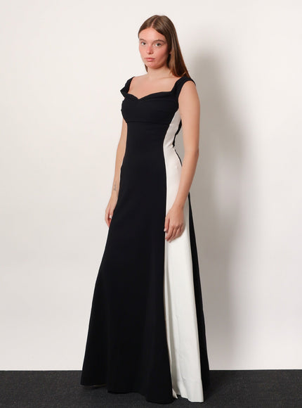Chiara Boni Goem Satin Long Dress