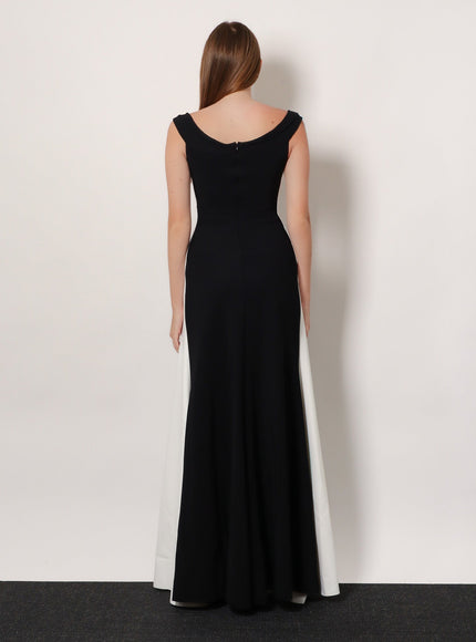 Chiara Boni Goem Satin Long Dress