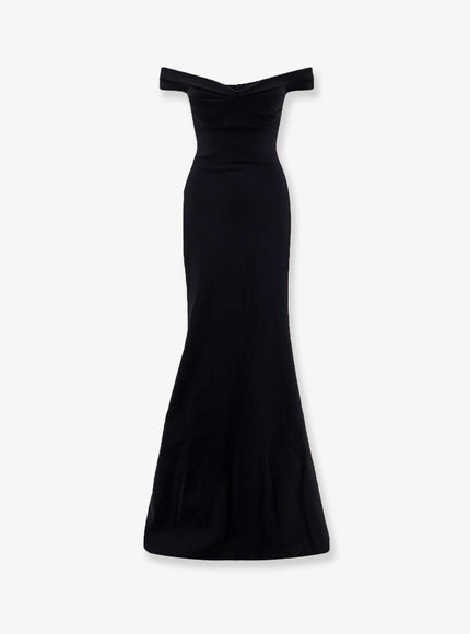 Chiara Boni Goem Satin Long Dress