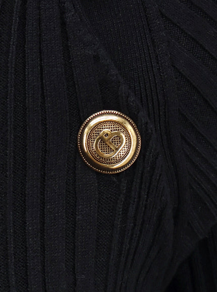 Chiara Boni Ijok Pepper Ribbed Viscose Sweater