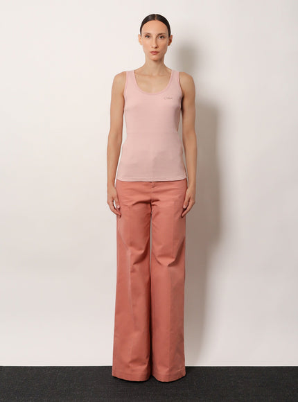 Chloe' Ribbed Cotton Top