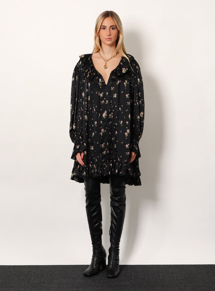 Chloe' Silk Short Dress