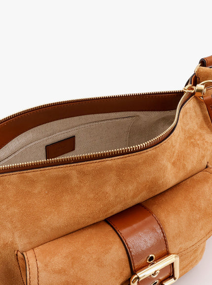 Chloe' Camera Bag Suede Shoulder Bag