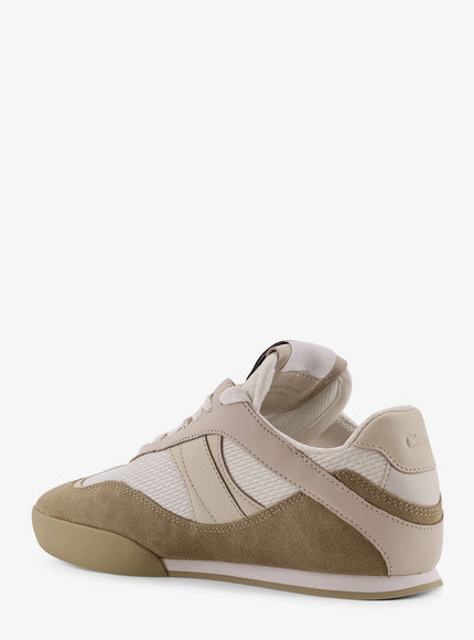Chloe' Chloé Kick Mesh Sneakers With Suede And Leather Inserts