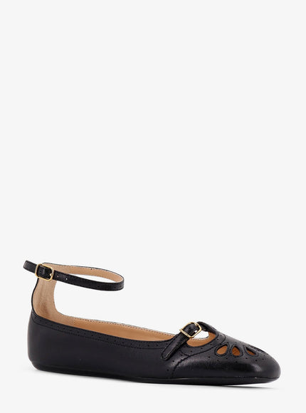 Chloe' Misty Leather Ballerinas