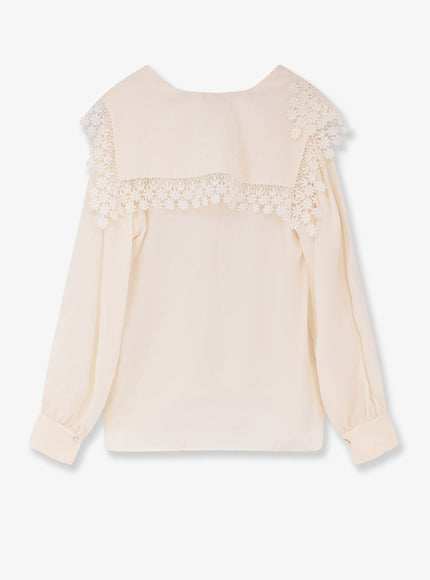 Chloe' Printed Silk Shirt