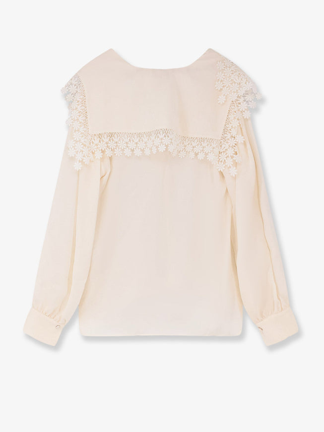 Chloe' Printed Silk Shirt