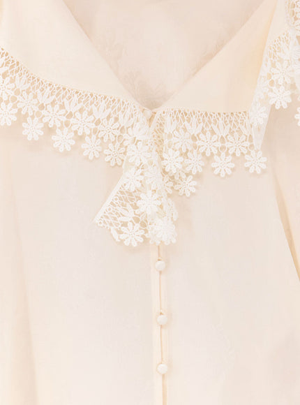 Chloe' Printed Silk Shirt