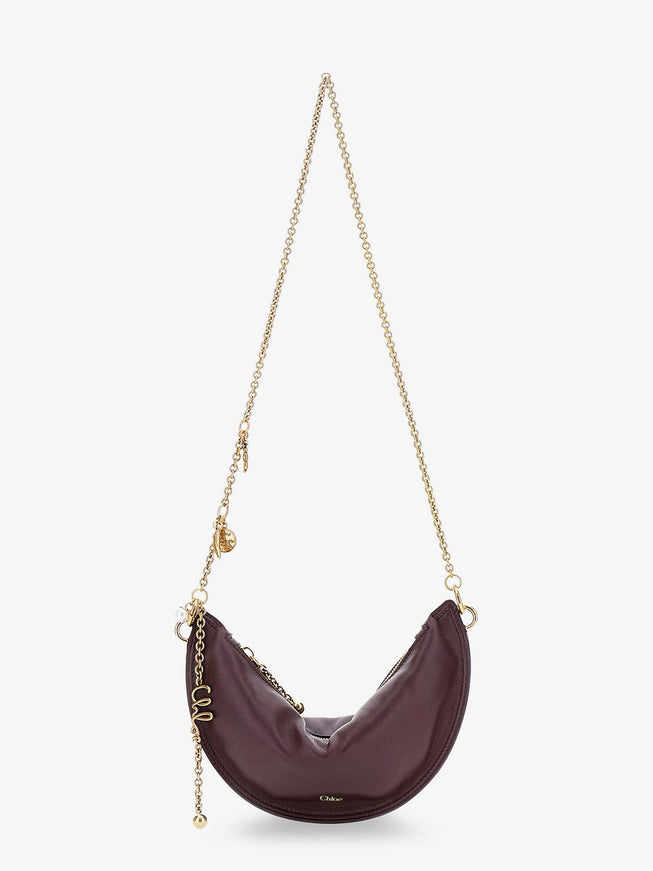 Chloe' Chloé Icons Leather Shoulder Bag Uni Grenat