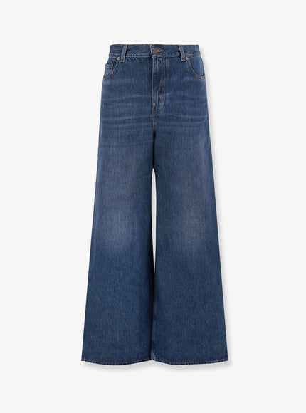 Chloe' Wide Leg Jeans Night Blue