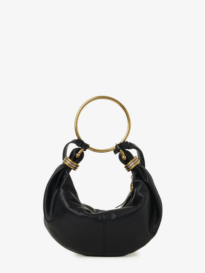 Chloe' Bracelet Bag Leather Handbag