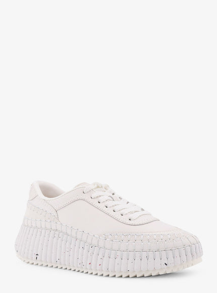 Chloe' Nama Low-Top Leather Sneakers