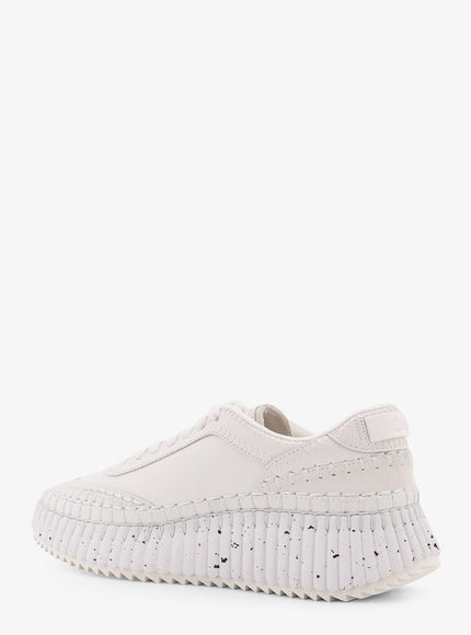 Chloe' Nama Low-Top Leather Sneakers