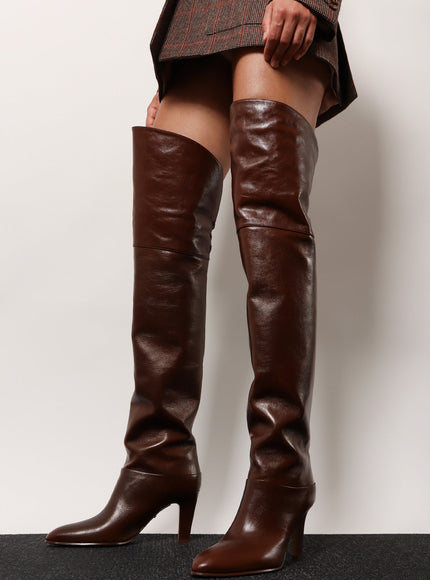 Chloe' Eve Over The Knee Leather Boots
