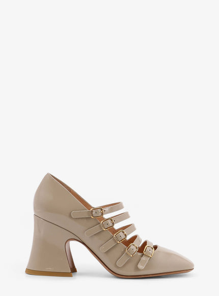 Chloe' Janis Patent Leather Decolleté Citygrey
