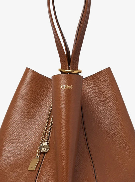 Chloe' Chloé Spin Leather Shoulder Bag