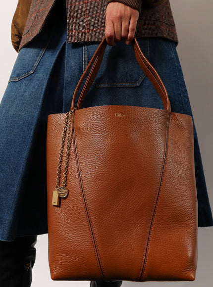 Chloe' Chloé Spin Leather Shoulder Bag