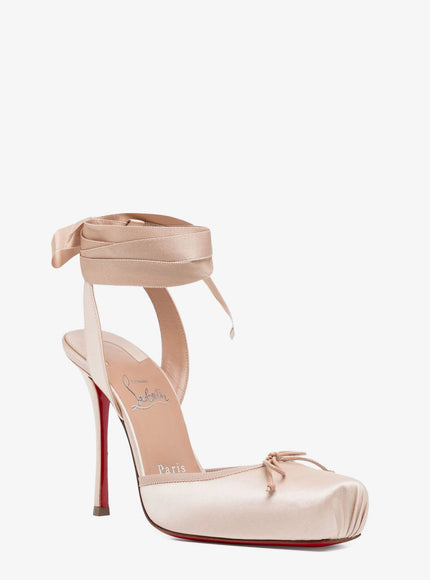 Cassia Lace Up 100 Satin Pumps