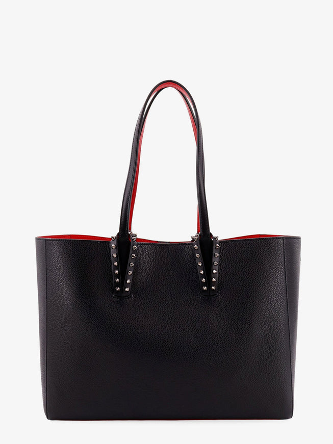 Christian Louboutin Cabata Leather Shoulder Bag With Studs