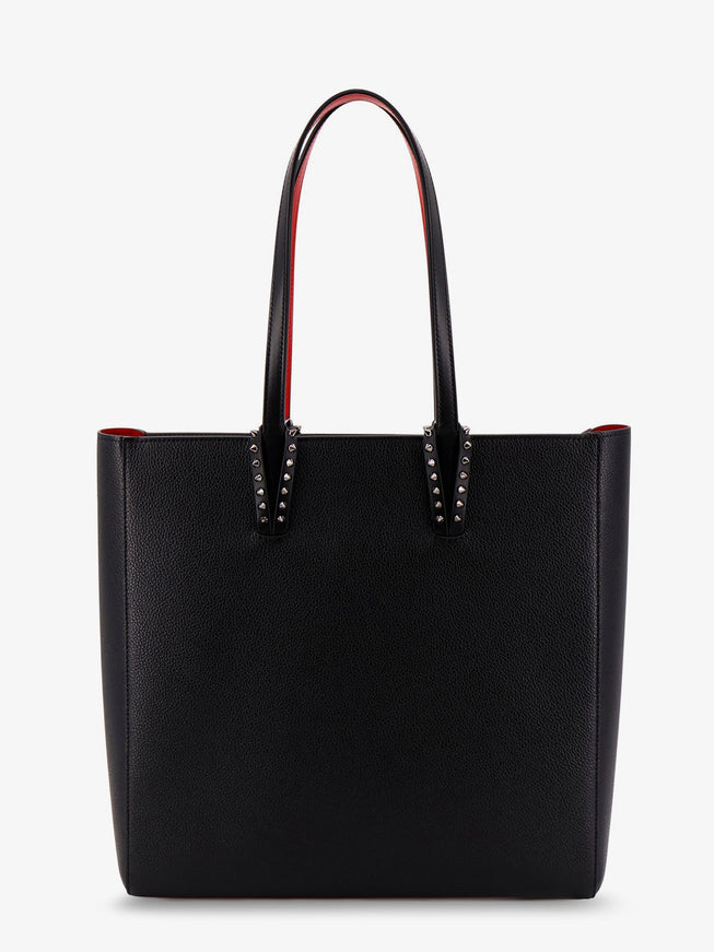 Christian Louboutin Cabata Leather Shoulder Bag With Studs