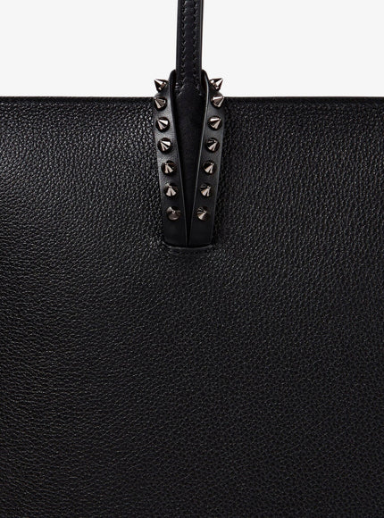 Christian Louboutin Cabata Leather Shoulder Bag With Studs