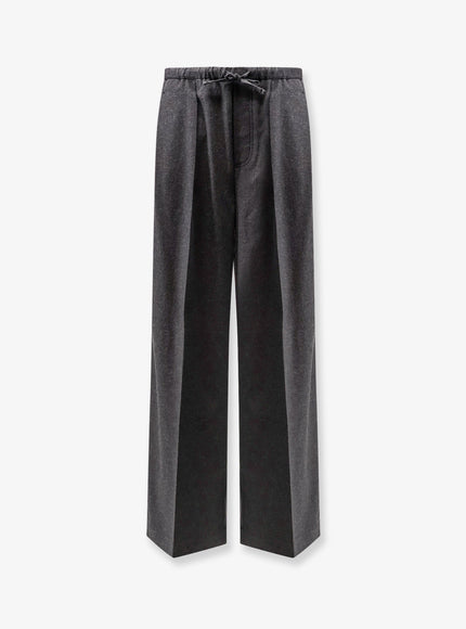Closed Wynston Wool Blend Trousers Dark Blue