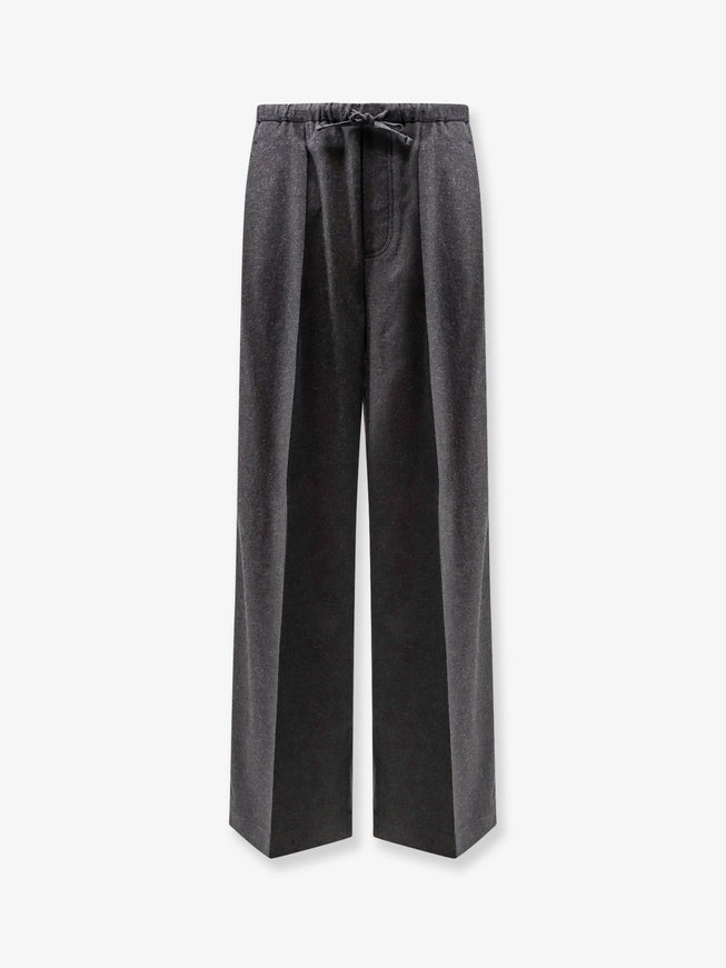 Closed Wynston Wool Blend Trousers Dark Blue