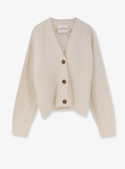 Closed Wool Blend Cardigan Ivory