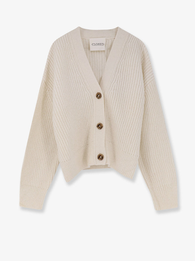 Closed Wool Blend Cardigan Ivory