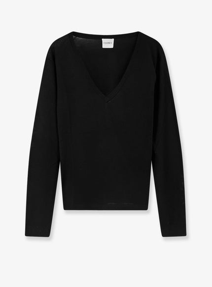 Closed Wool And Silk Sweater Black