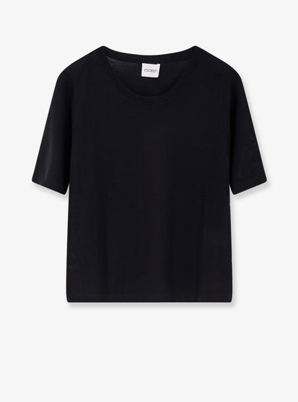 Closed Wool And Silk Blend Sweater Black