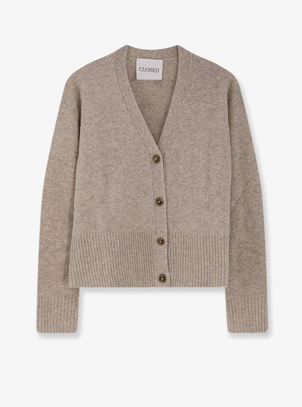 Closed Wool Cardigan Beige Melange