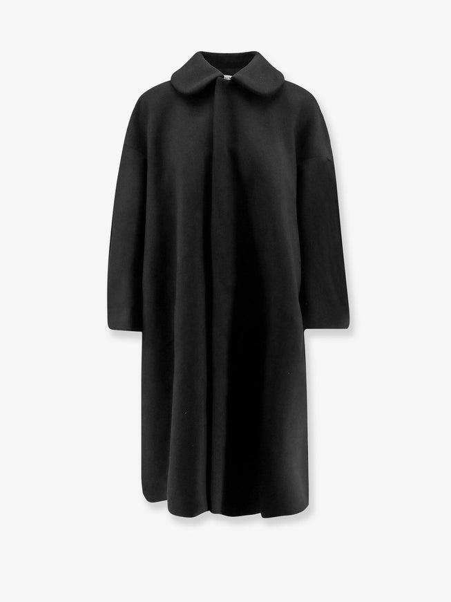 Comme Des Garçons Play Crepe Oversize Coat Xs Black