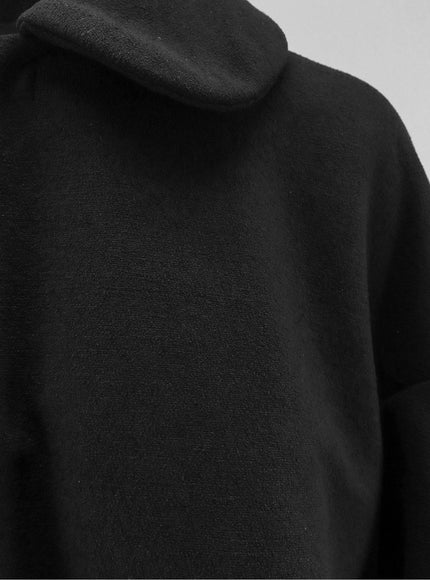 Comme Des Garçons Play Crepe Oversize Coat