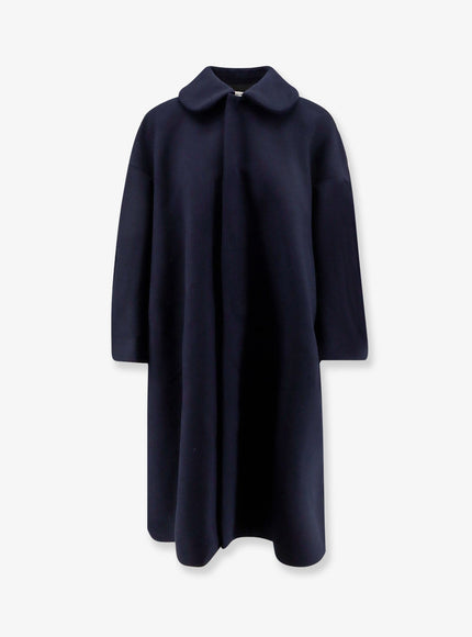 Comme Des Garçons Play Crepe Oversize Coat Xs Navy