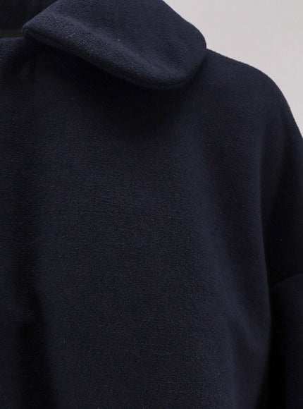 Comme Des Garçons Play Crepe Oversize Coat