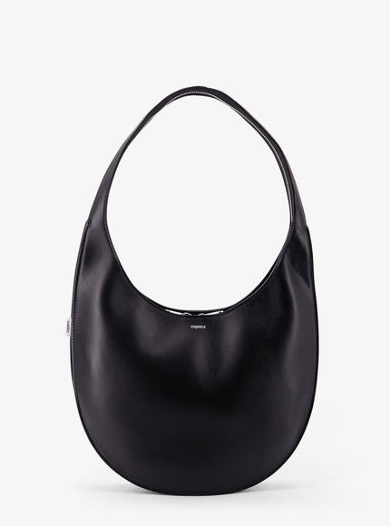 Coperni Medium Soft Swipe Leather Shoulder Bag Uni Black